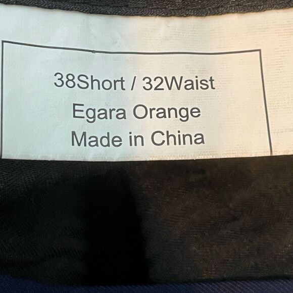 Egara Dress Pants Navy Blue Knit Extreme Slim Fit Trousers Smooth Front 32 Short - Picture 4 of 5